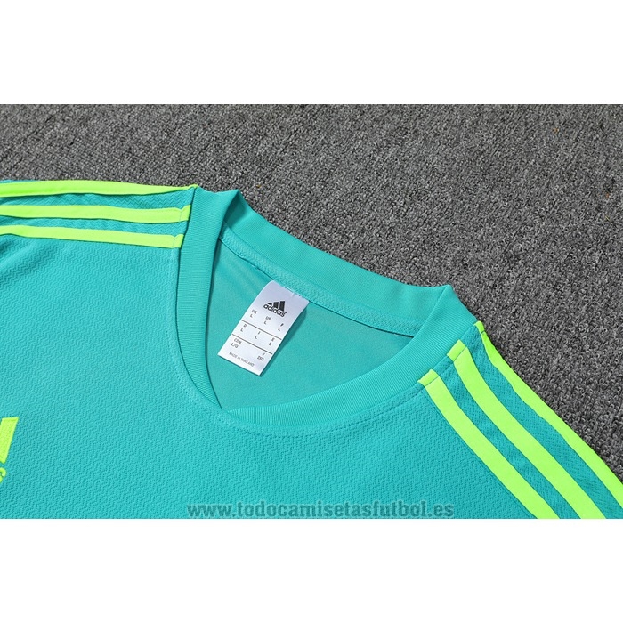 Chandal del Juventus Manga Corta 2022-2023 Azul y Verde - Pantalon Corto
